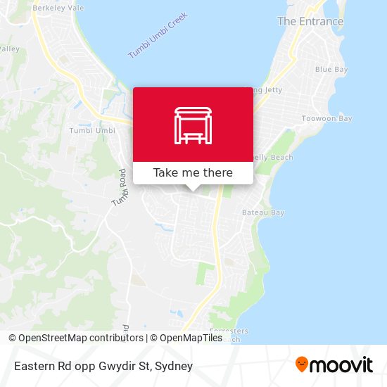 Eastern Rd opp Gwydir St map