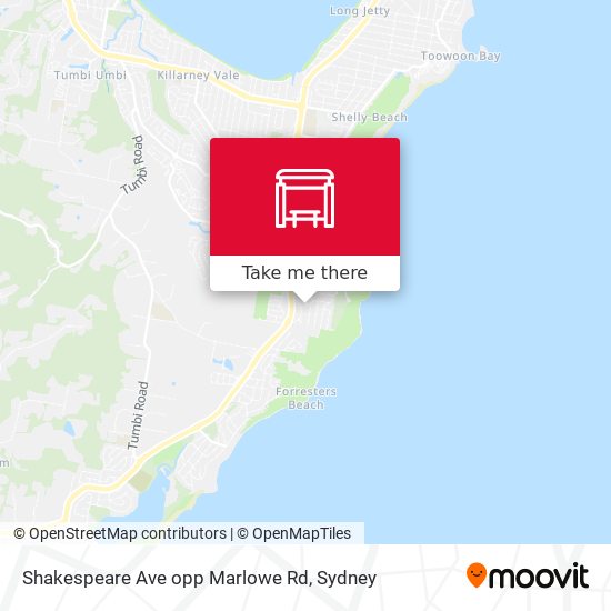 Shakespeare Ave opp Marlowe Rd map