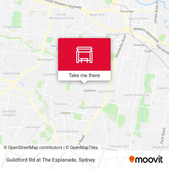 Guildford Rd at The Esplanade map
