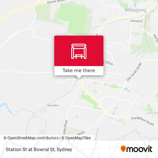 Station St at Bowral St map