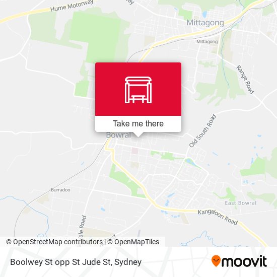 Boolwey St opp St Jude St map