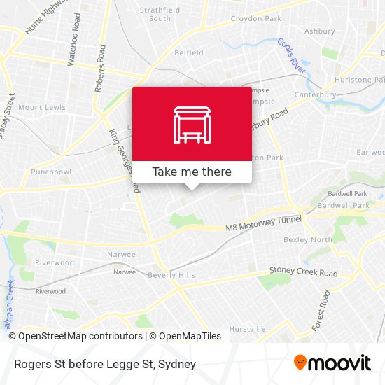 Rogers St before Legge St map