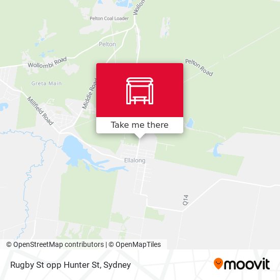 Rugby St opp Hunter St map