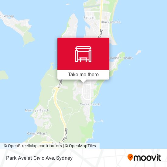 Park Ave at Civic Ave map