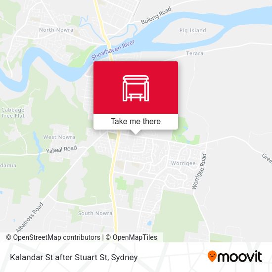 Kalandar St after Stuart St map