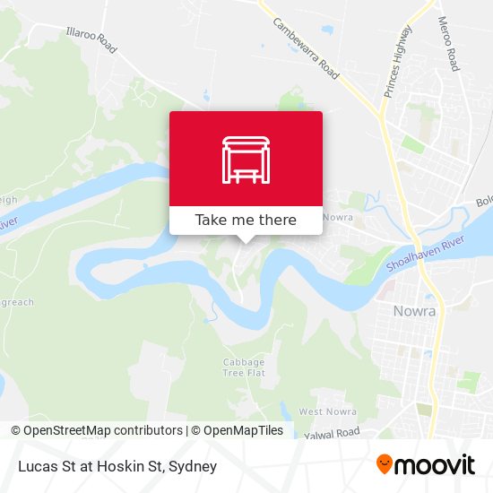 Lucas St at Hoskin St map