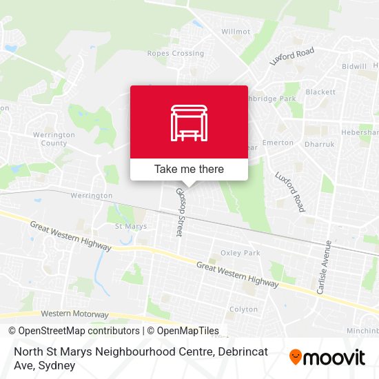 North St Marys Neighbourhood Centre, Debrincat Ave map