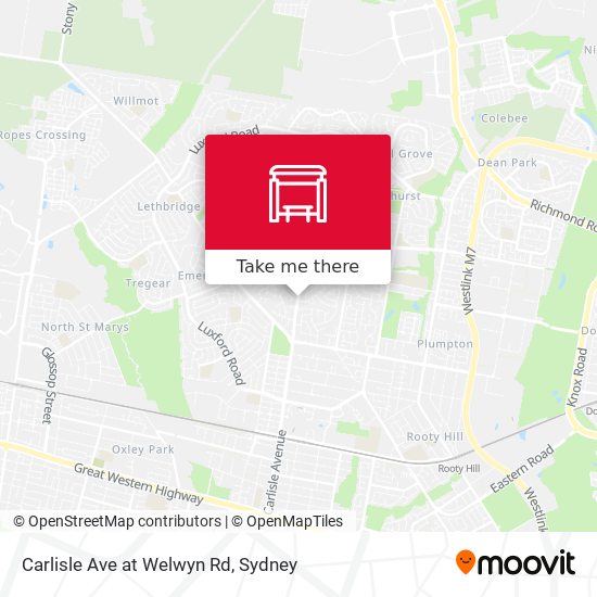 Carlisle Ave at Welwyn Rd map