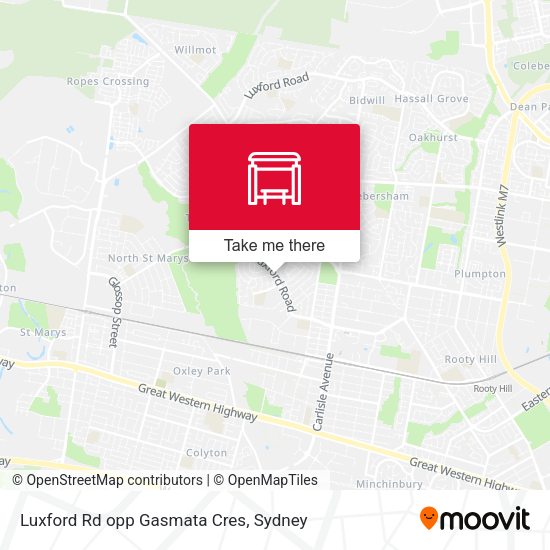 Luxford Rd opp Gasmata Cres map