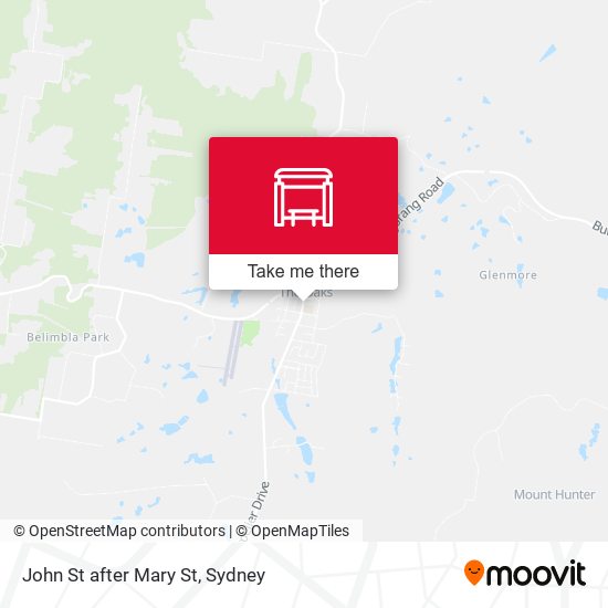 John St after Mary St map
