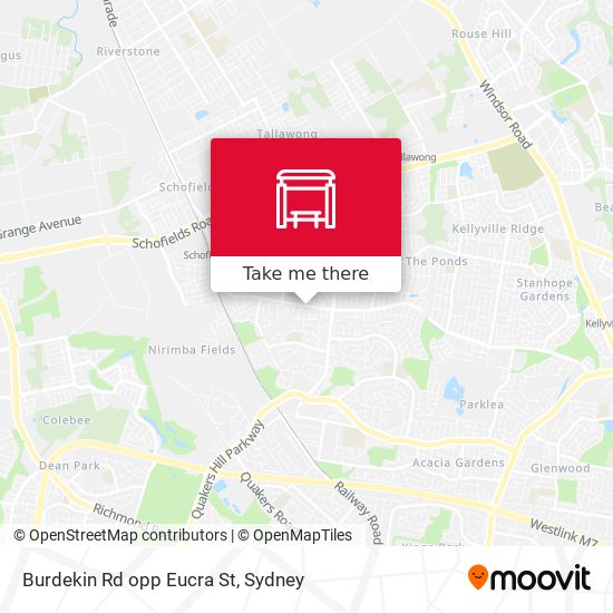 Burdekin Rd opp Eucra St map