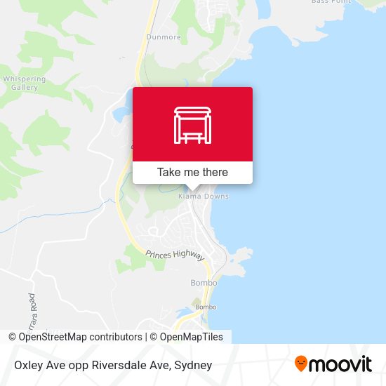 Oxley Ave opp Riversdale Ave map