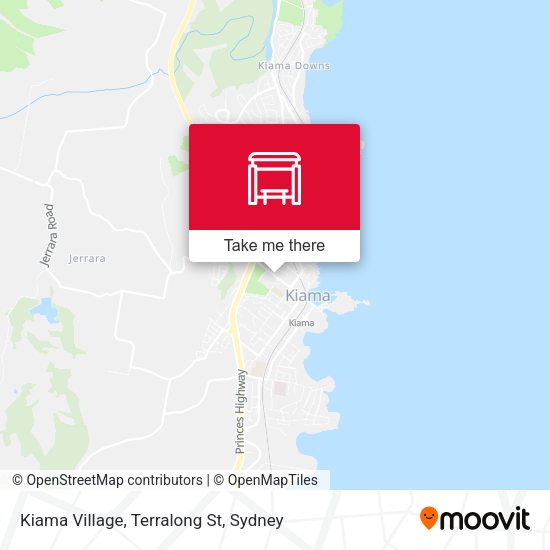 Kiama Village, Terralong St map
