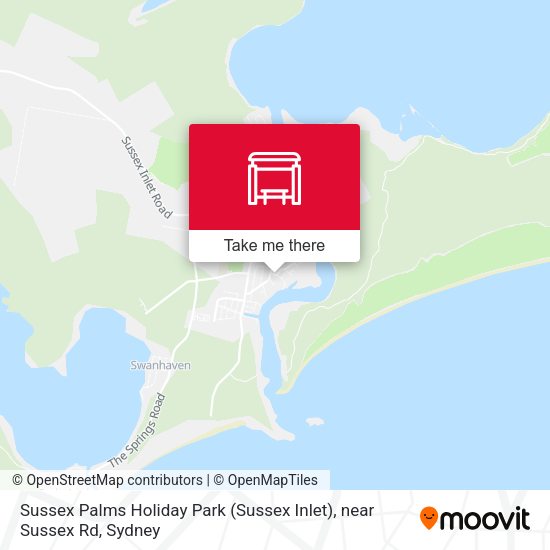 Sussex Palms Holiday Park (Sussex Inlet), near Sussex Rd map