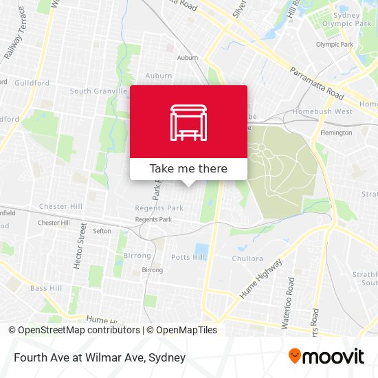 Fourth Ave at Wilmar Ave map