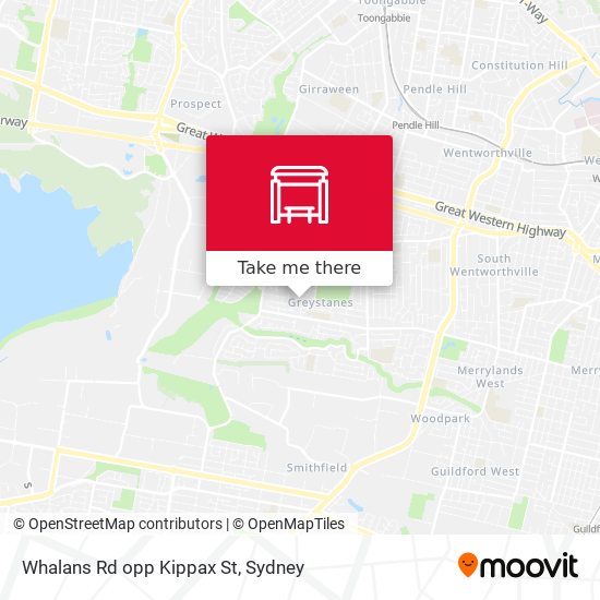 Whalans Rd opp Kippax St map