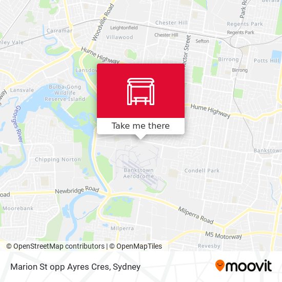 Marion St opp Ayres Cres map