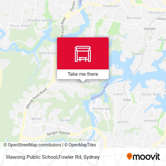 Illawong Public School,Fowler Rd map