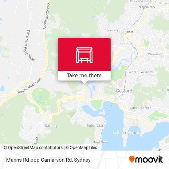 Manns Rd opp Carnarvon Rd map
