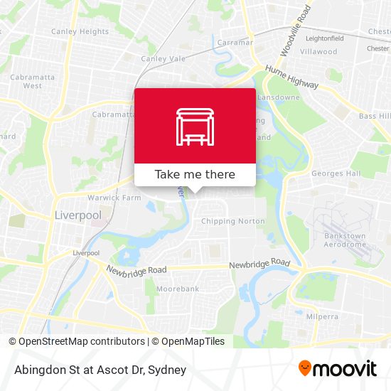 Abingdon St at Ascot Dr map