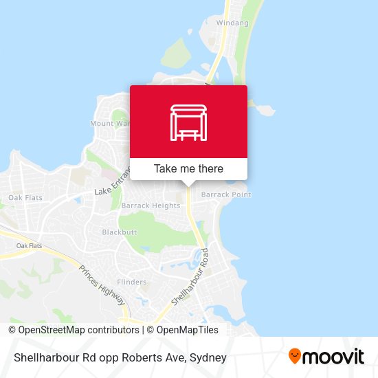 Shellharbour Rd opp Roberts Ave map