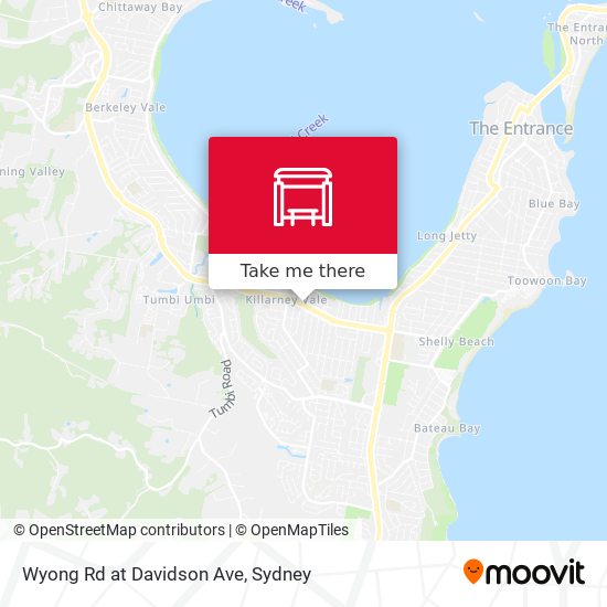 Wyong Rd at Davidson Ave map