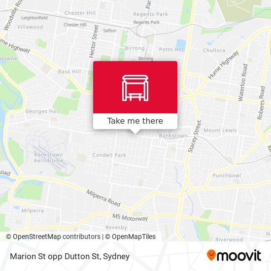Marion St opp Dutton St map