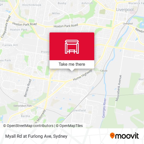 Myall Rd at Furlong Ave map