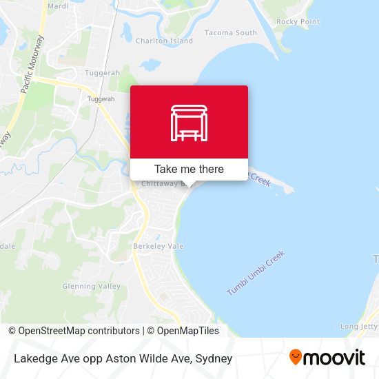 Lakedge Ave opp Aston Wilde Ave map