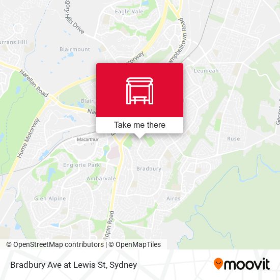 Bradbury Ave at Lewis St map