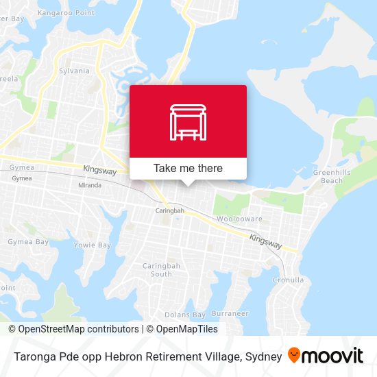 Taronga Pde opp Hebron Retirement Village map