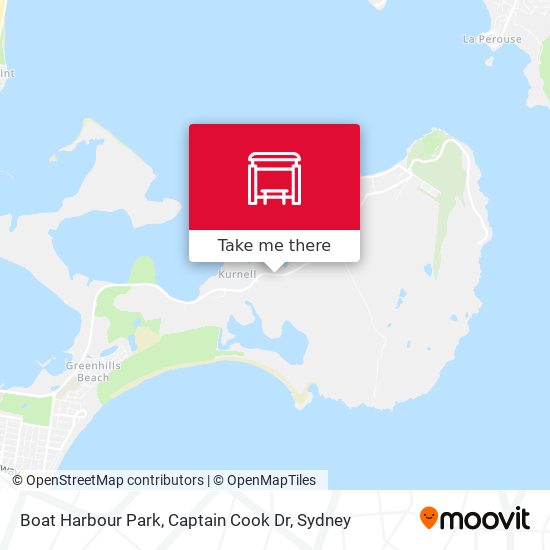 Boat Harbour Park, Captain Cook Dr map