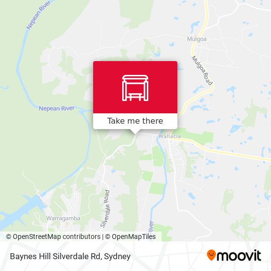 Baynes Hill Silverdale Rd map