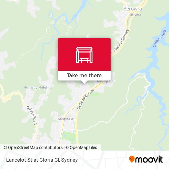 Lancelot St at Gloria Cl map