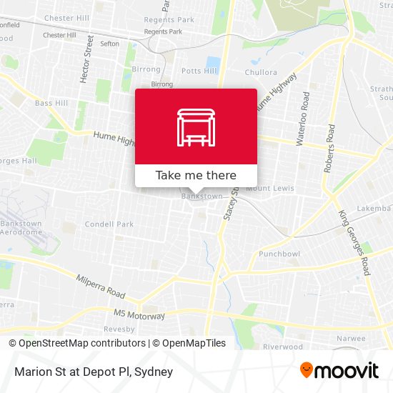 Marion St at Depot Pl map