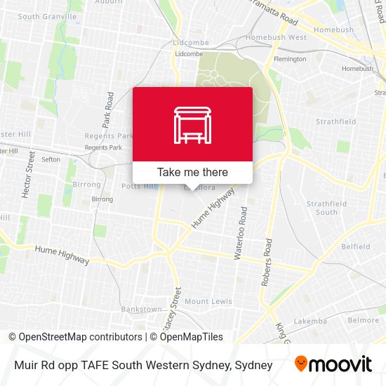Muir Rd opp TAFE South Western Sydney map