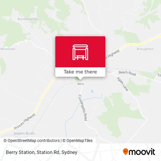 Berry Station, Station Rd map