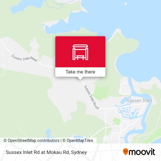 Sussex Inlet Rd at Mokau Rd map
