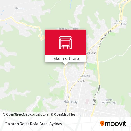 Galston Rd at Rofe Cres map