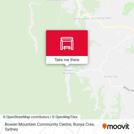 Bowen Mountain Community Centre, Bunya Cres map