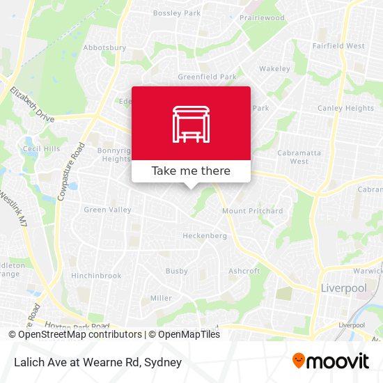 Lalich Ave at Wearne Rd map
