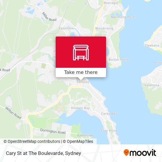 Cary St at The Boulevarde map