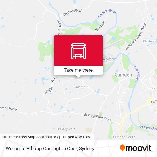 Werombi Rd opp Carrington Care map