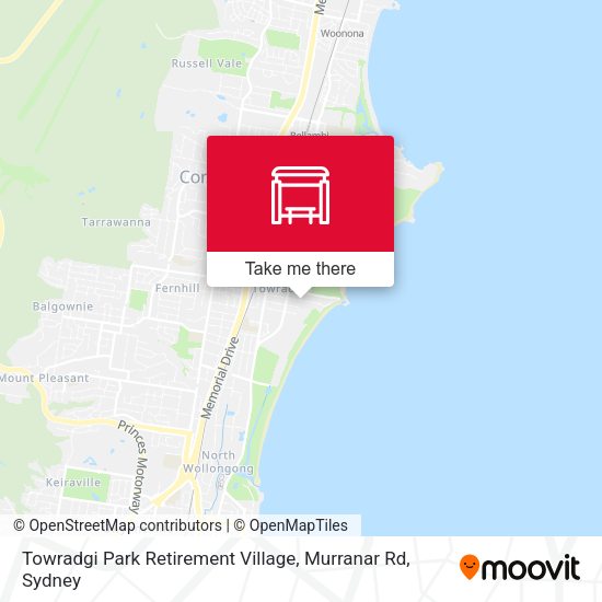 Towradgi Park Retirement Village, Murranar Rd map