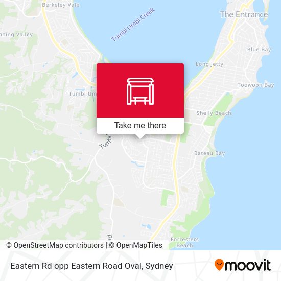 Eastern Rd opp Eastern Road Oval map
