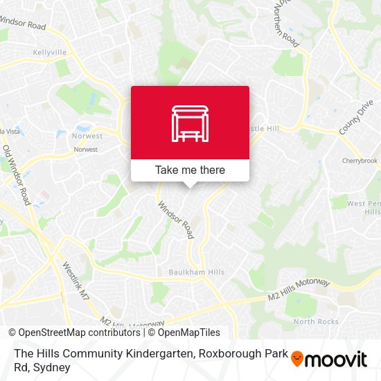 The Hills Community Kindergarten, Roxborough Park Rd map