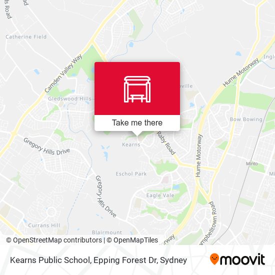 Mapa Kearns Public School, Epping Forest Dr