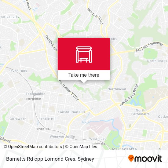 Barnetts Rd opp Lomond Cres map