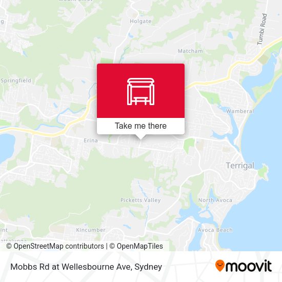 Mobbs Rd at Wellesbourne Ave map