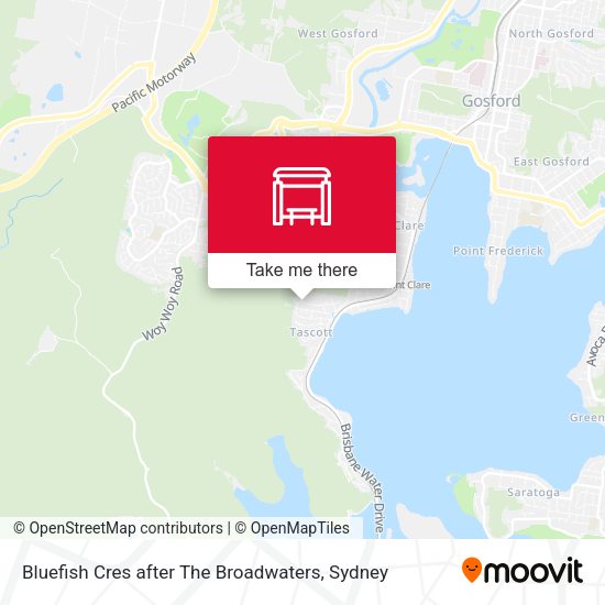 Bluefish Cres after The Broadwaters map